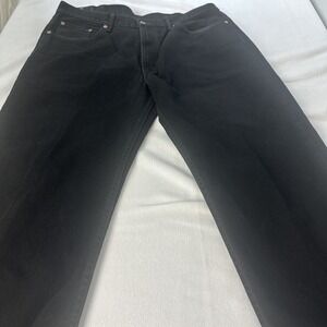 Levis 550 Jeans Men 40x32 Black Relaxed Dark Denim CW3214